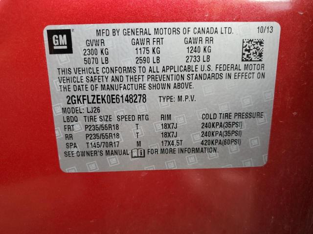 2GKFLZEK0E6148278 GMC Terrain Denali