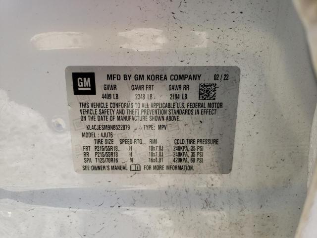 KL4CJESM9NB522879 Buick Encore Preferred