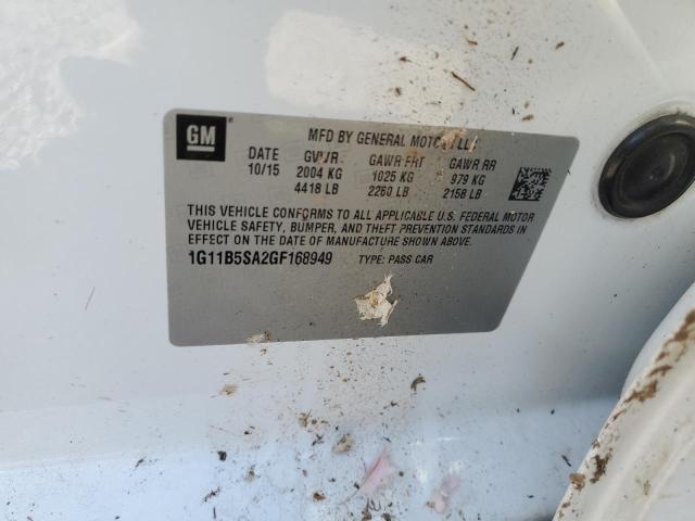 1G11B5SA2GF168949 Chevrolet Malibu Limited Ls