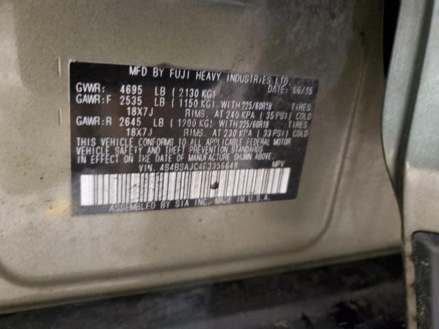 4S4BSAJC4F3356648 Subaru Outback 2.5i Limited
