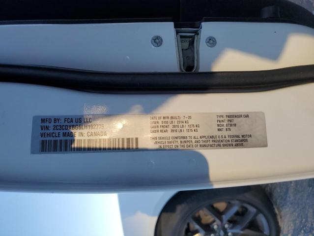 2C3CDXBG6LH192775 Dodge Charger Sxt