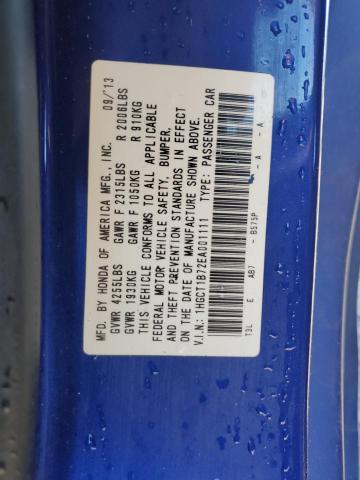 1HGCT1B72EA001111 Honda ACCORD EX