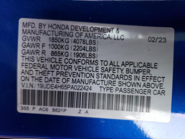 19UDE4H65PA022424 Acura Integra A-spec Tech