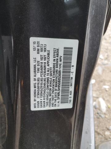 5FNRL5H95GB053609 Honda Odyssey Touring