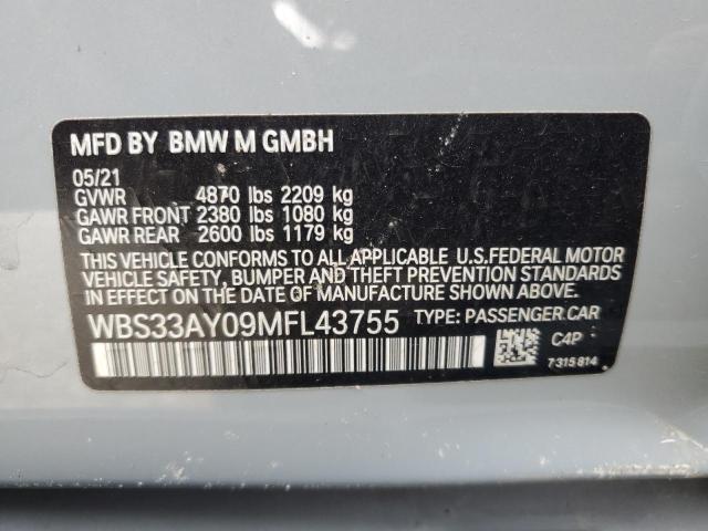 WBS33AY09MFL43755 BMW M3 Competition