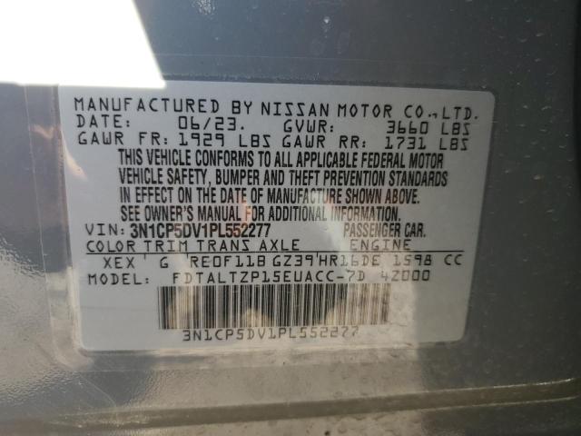 3N1CP5DV1PL552277 Nissan KICKS SR