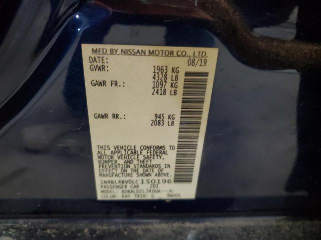 1N4BL4BV0LC150196 Nissan ALTIMA S