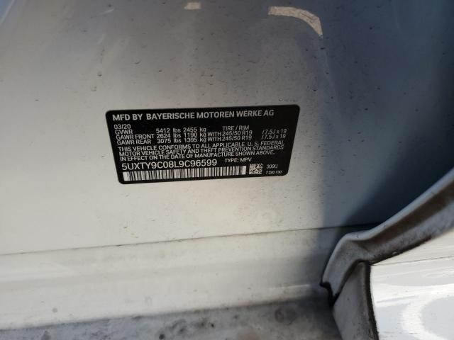 5UXTY9C08L9C96599 BMW X3 Xdrivem40i