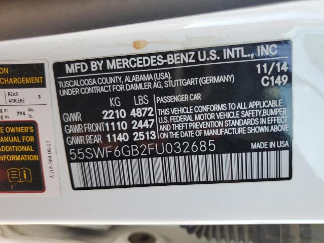 55SWF6GB2FU032685 Mercedes-Benz C 400 4matic