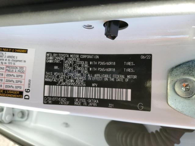 JTJAM7BX9N5335356 Lexus GX 460