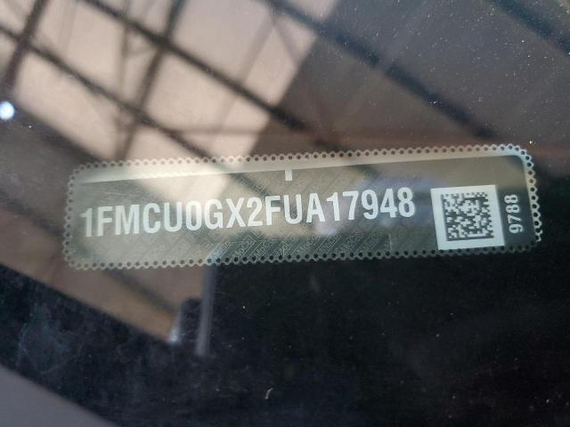1FMCU0GX2FUA17948 Ford ESCAPE SE