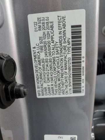 5FNYF5H21NB012753 Honda PILOT SE