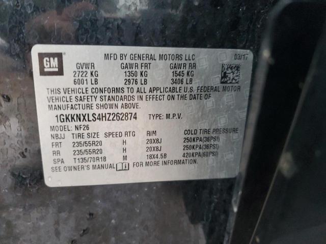 1GKKNXLS4HZ262874 GMC Acadia Denali