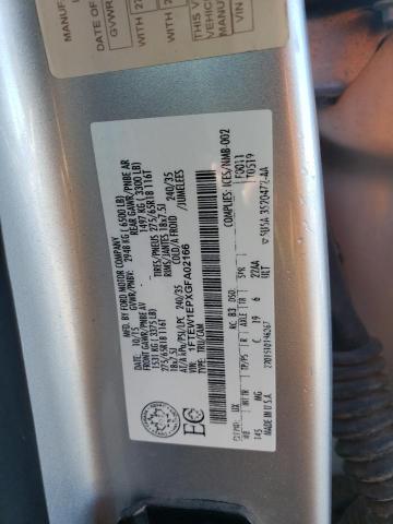 1FTEW1EPXGFA02166 Ford F150 Supercrew