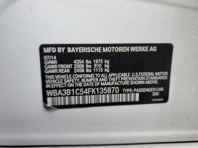 WBA3B1C54FK135870 BMW 320 I