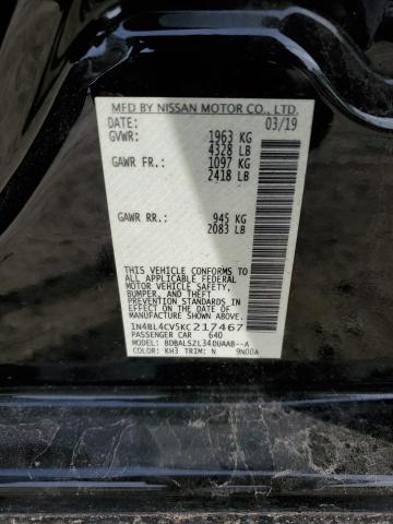 1N4BL4CV5KC217467 Nissan ALTIMA SR