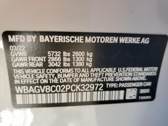 WBAGV8C02PCK32972 BMW M850XI