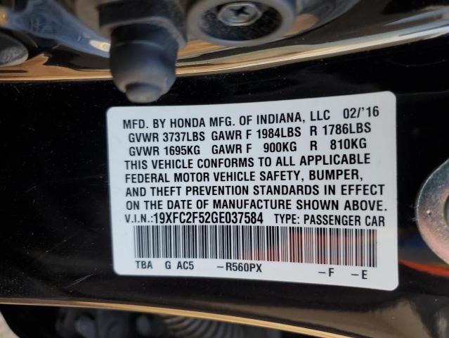 19XFC2F52GE037584 Honda Civic Lx