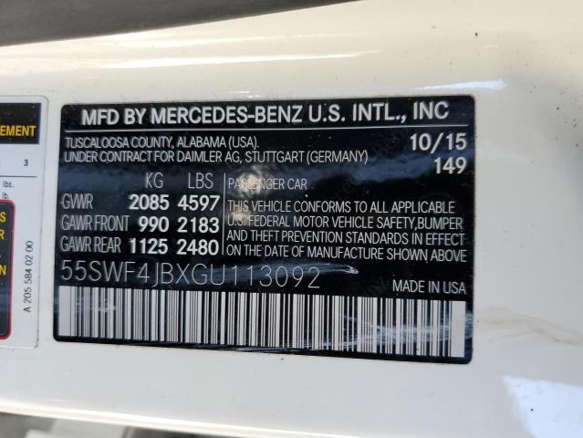 55SWF4JBXGU113092 Mercedes-Benz C 300