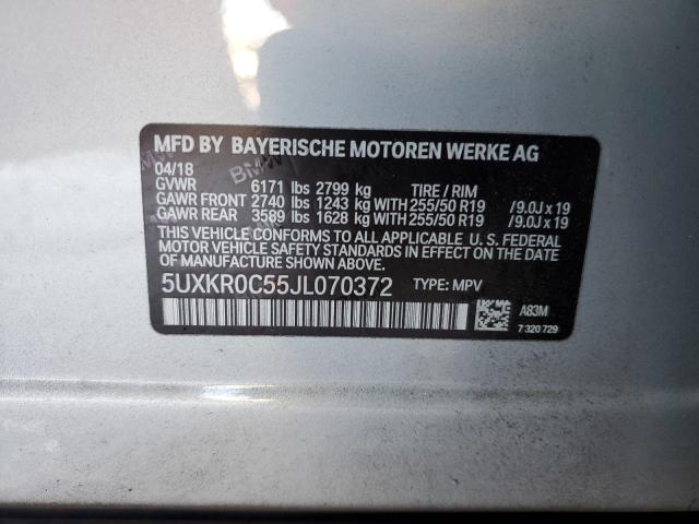 5UXKR0C55JL070372 BMW X5 Xdrive35i