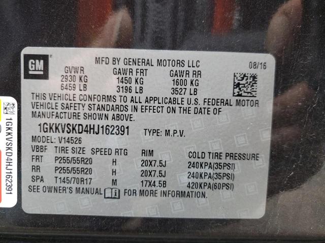 1GKKVSKD4HJ162391 GMC Acadia Limited Slt-2