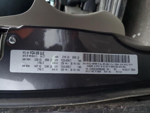 2C4RDGCGXHR863483 Dodge Grand Caravan Sxt