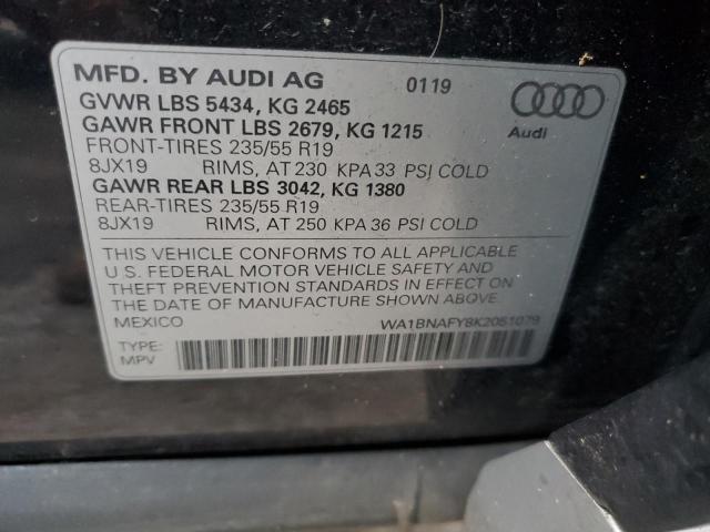 WA1BNAFY8K2051079 Audi Q5 Premium Plus