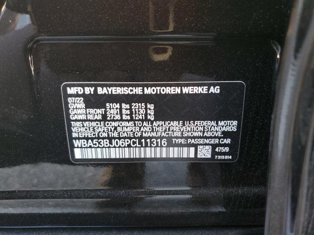 WBA53BJ06PCL11316 BMW 540 I