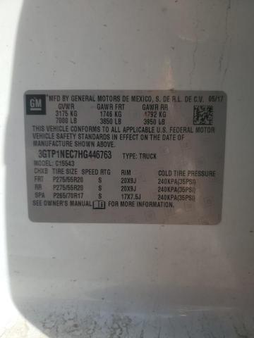 3GTP1NEC7HG446763 GMC Sierra C1500 Slt