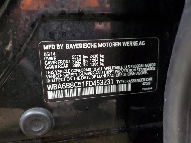 WBA6B8C51FD453231 BMW 640 Xi Gran Coupe