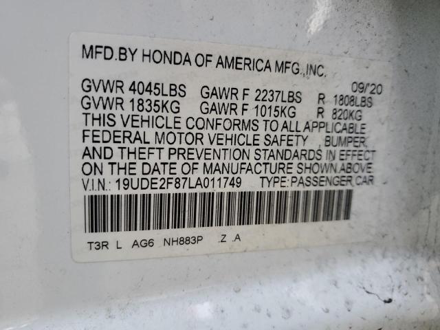 19UDE2F87LA011749 Acura Ilx Premium A-spec