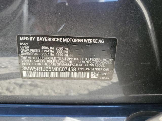 3MW5R1J05M8C07458 BMW 330I