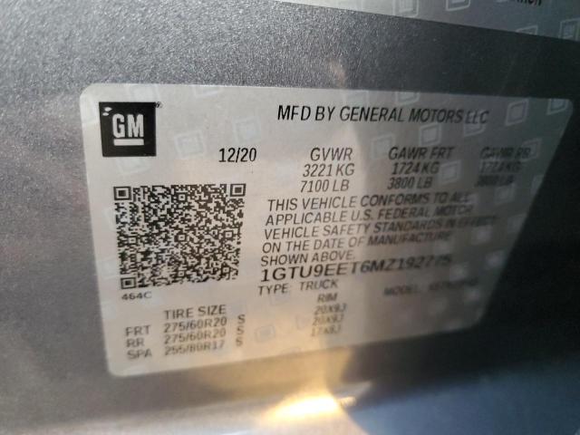 1GTU9EET6MZ192775 GMC Sierra K1500 At4