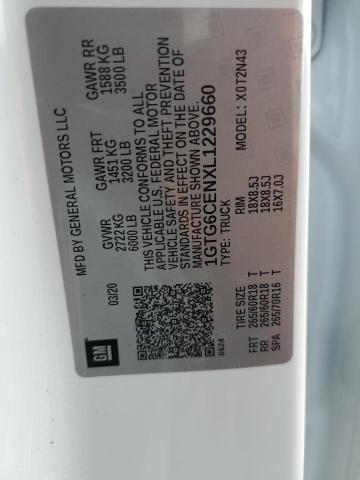 1GTG6CENXL1229660 GMC CANYON SLE