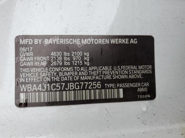 WBA4J1C57JBG77256 BMW 430i Gran Coupe