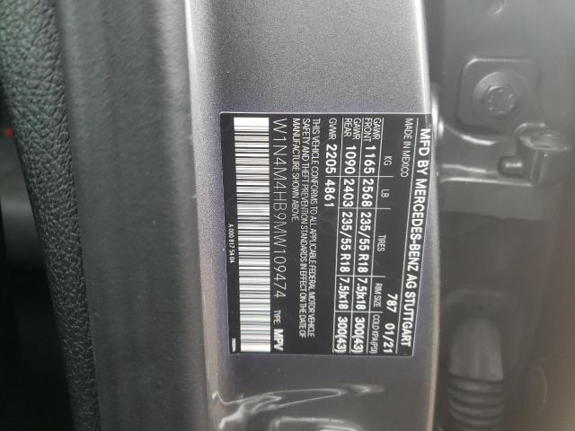 W1N4M4HB9MW109474 Mercedes-Benz Glb 250 4matic