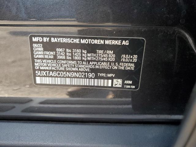 5UXTA6C05N9N02190 BMW X5 Xdrive45e