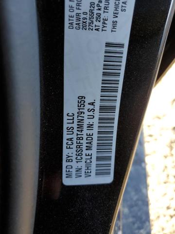 1C6SRFBT4MN791559 RAM 1500 Big Horn/lone Star