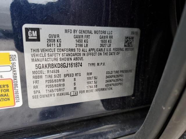 5GAKRBKD8GJ161874 Buick Enclave