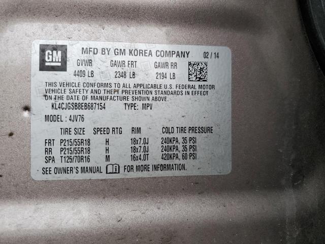 KL4CJGSB8EB687154 Buick Encore