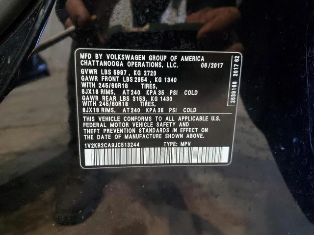 1V2KR2CA9JC513244 Volkswagen ATLAS SE