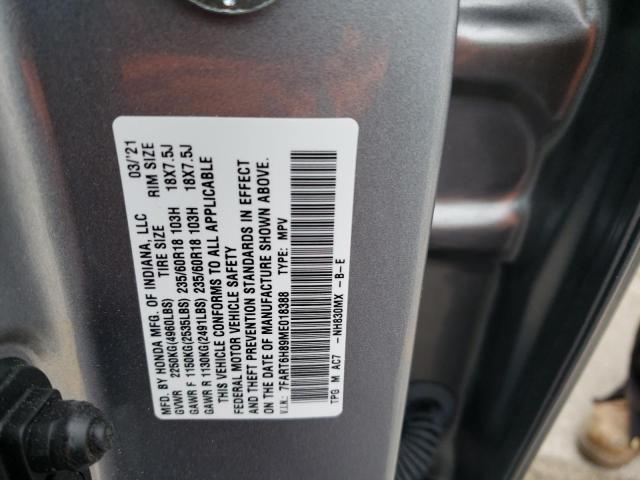 7FART6H89ME018388 Honda CR-V EXL