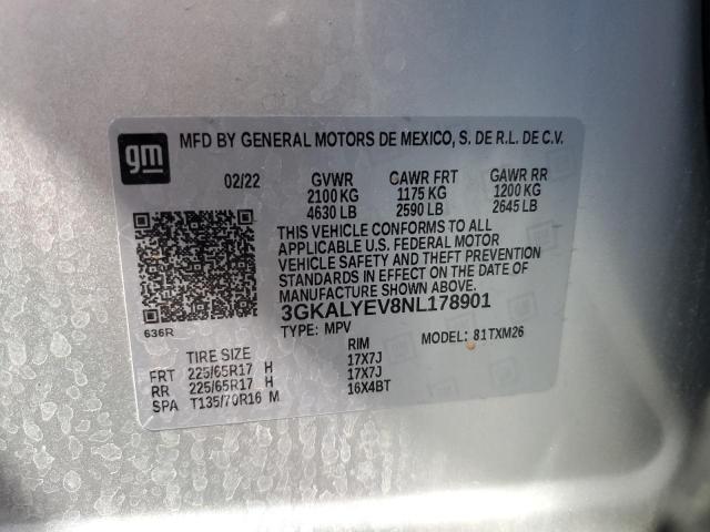 3GKALYEV8NL178901 GMC Terrain At4