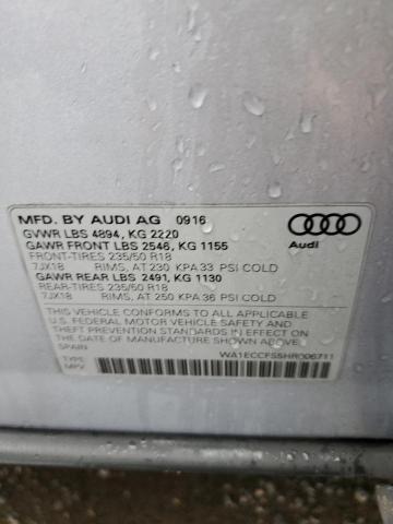 WA1ECCFS5HR006711 Audi Q3 PREMIUM