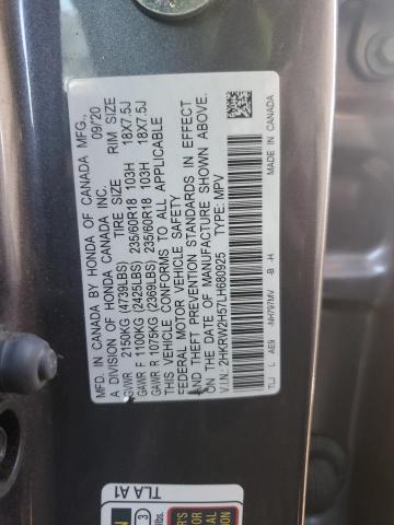 2HKRW2H57LH680925 Honda CR-V EX