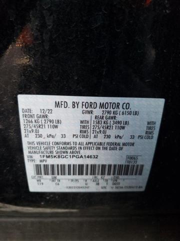 1FM5K8GC1PGA14632 Ford Explorer St