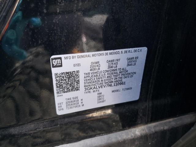 3GKALVEV7NL110961 GMC Terrain Slt
