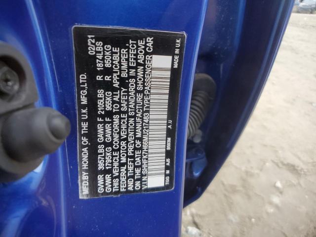 SHHFK7H66MU217483 Honda CIVIC EX