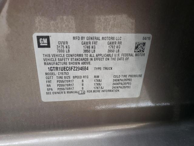 1GTR1UEC6FZ294684 GMC Sierra C1500 Sle