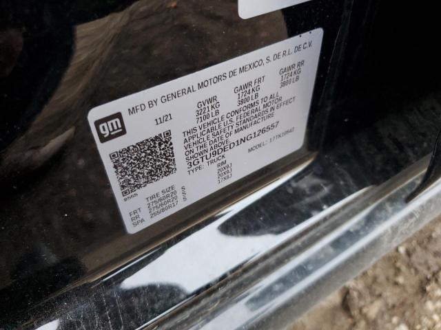 3GTU9DED1NG126557 GMC Sierra Limited K1500 Slt